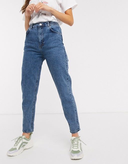 Pull and bear mom top fit jean