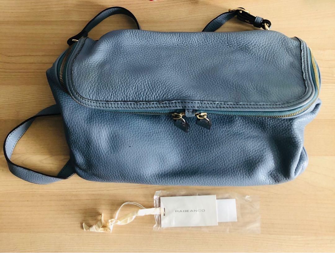 Rabeanco authentic leather sling bag, Women's Fashion, Bags & Wallets, Crossbody Bags on Carousell