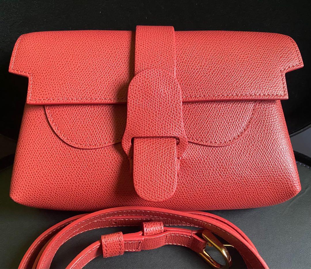 Senreve Sale, Aria Belt Bag, Pebbled in Red