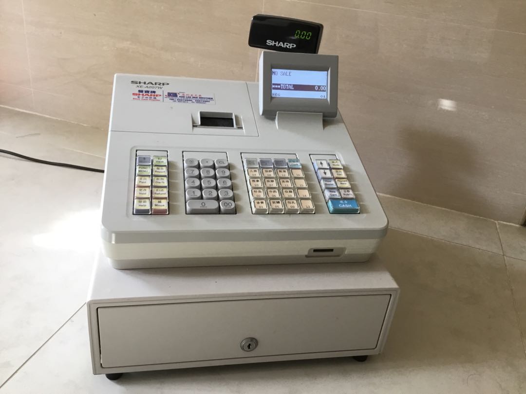 Sharp Cash Register XE-A207W, Computers & Tech, Office & Business ...