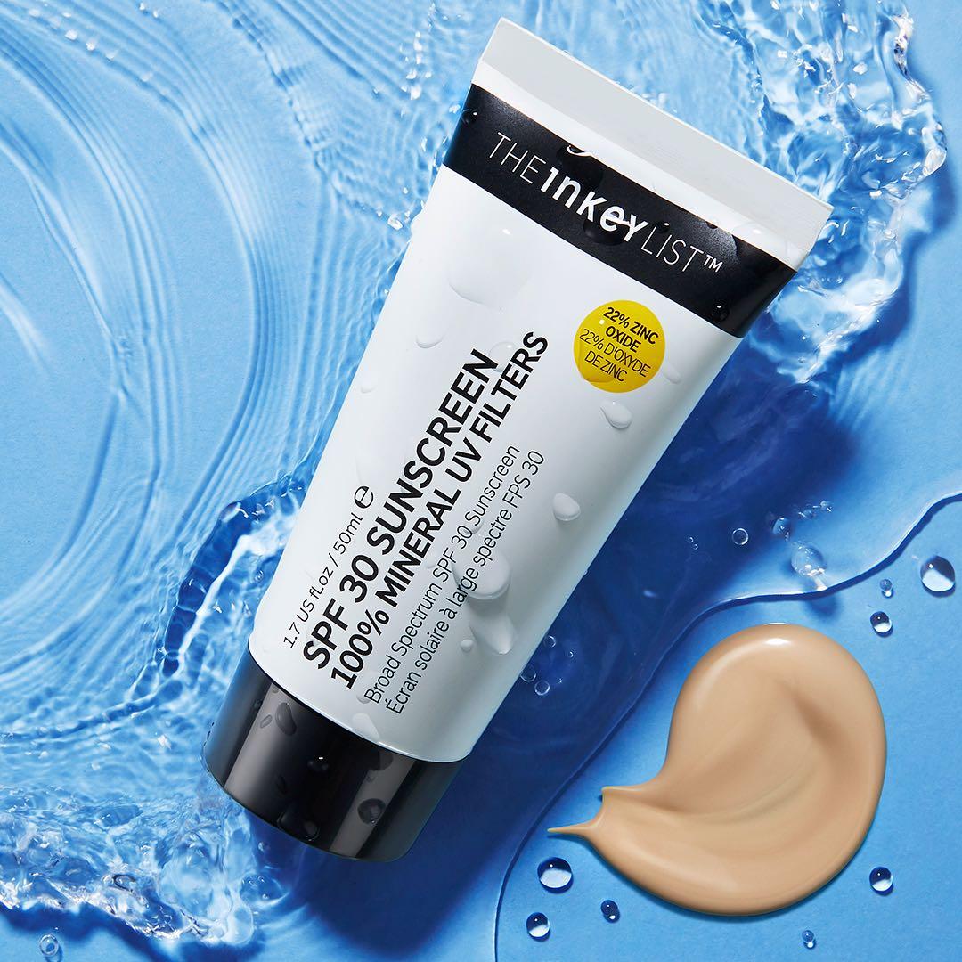 inkey list spf 30 sunscreen