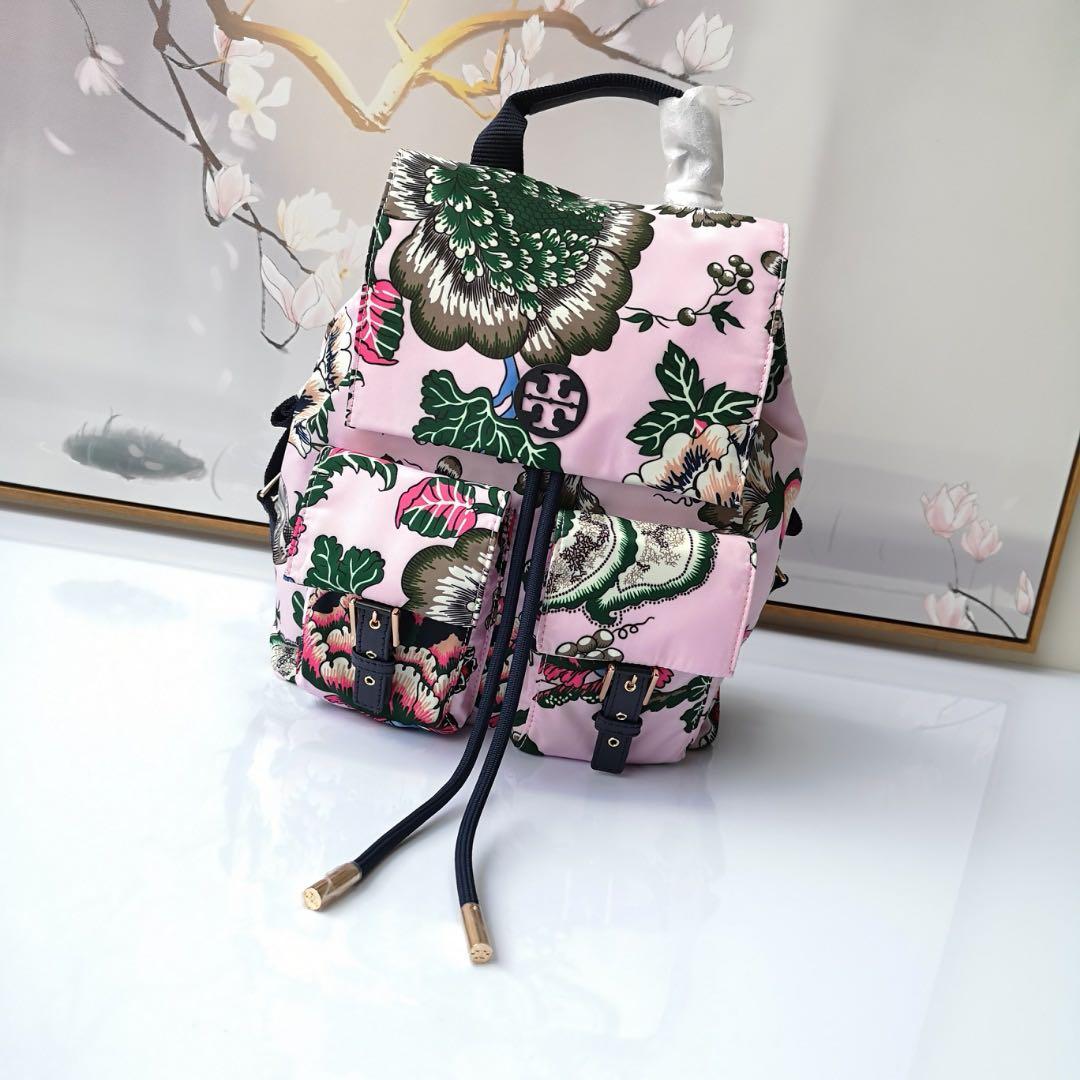 tory burch floral backpack