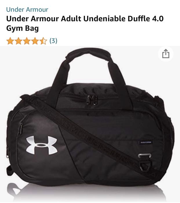 Under Armour Undeniable Duffle 4.0 Gym Bag, Men's Fashion, Activewear