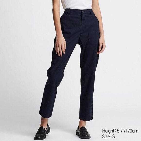 Uniqlo Linen-Cotton Tapered Pants