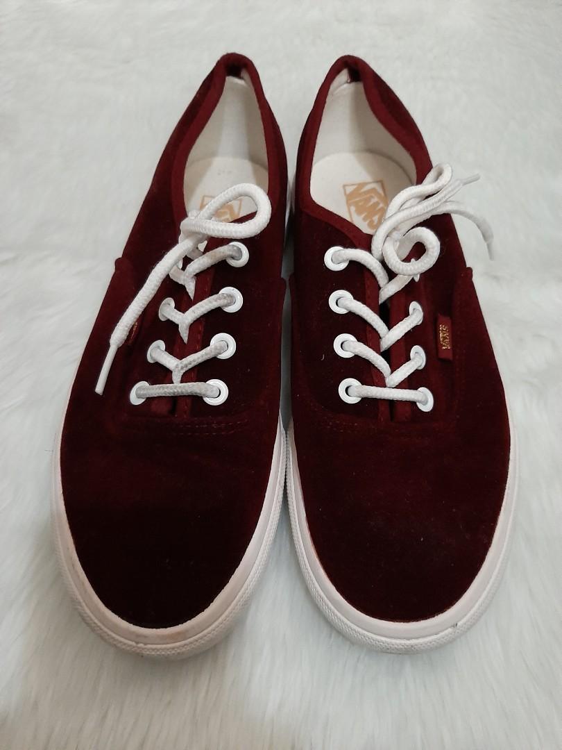 vans wine red