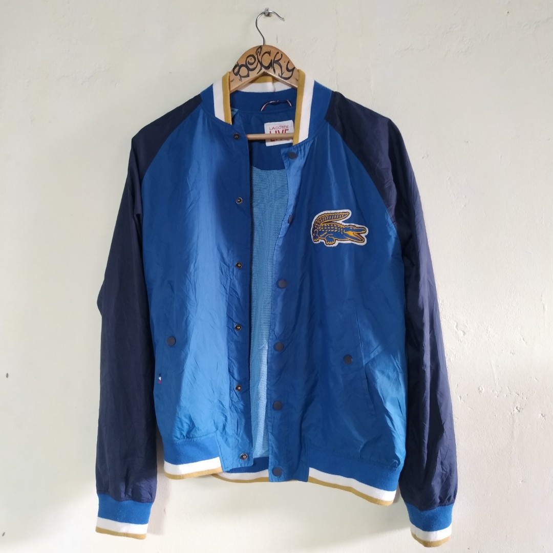 lacoste live varsity jacket