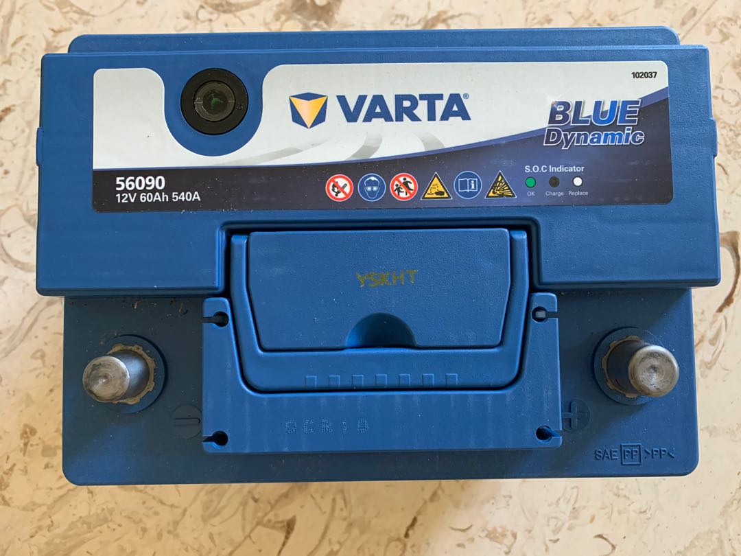 VARTA 56090 12V 60Ah 540A TOYOTA CHR BATTERY, Auto Accessories on Carousell