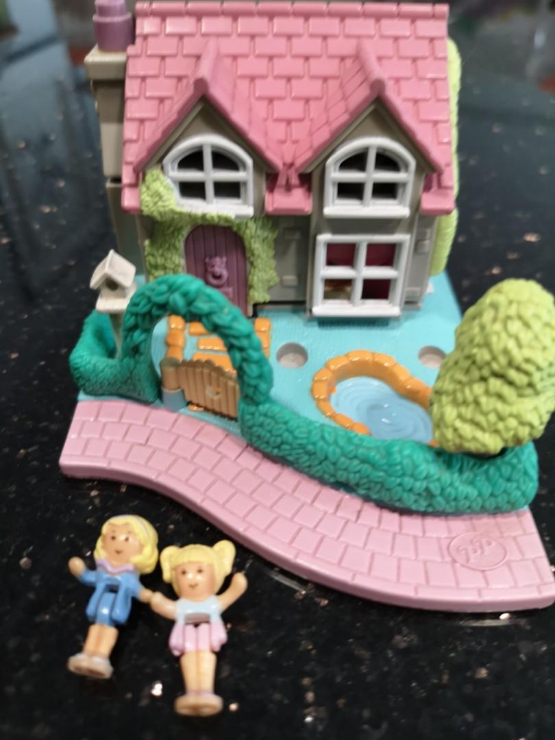 Vintage Polly Pocket Dance Studio PollyVille Bluebird 1995