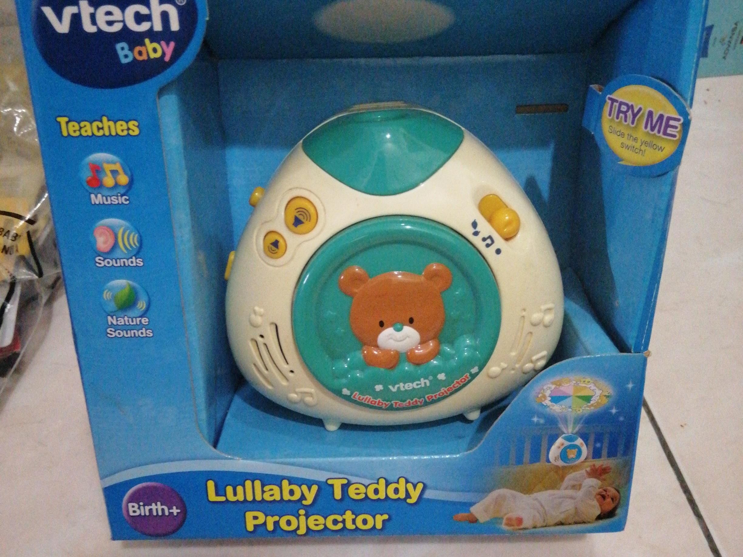 Vtech Lullaby Teddy Projector Babies Kids Baby Nursery Kids