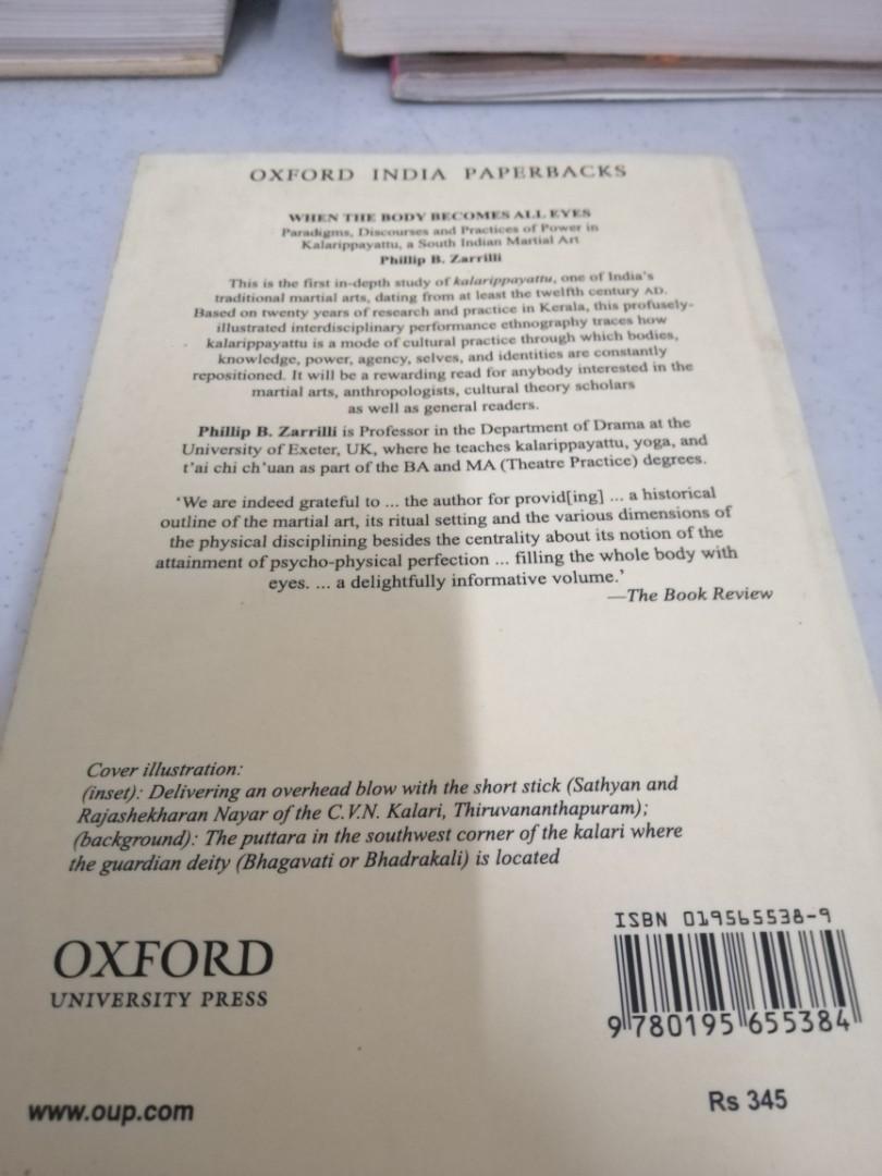 When The Body Becomes All Eyes Paradigms Discourses And Practices Of Power In Kalarippayattu A South Indian Martial Art Books Stationery Books On Carousell This refers to an extreme form of concentration, when your level of alertness lifts you to a higher form of being.