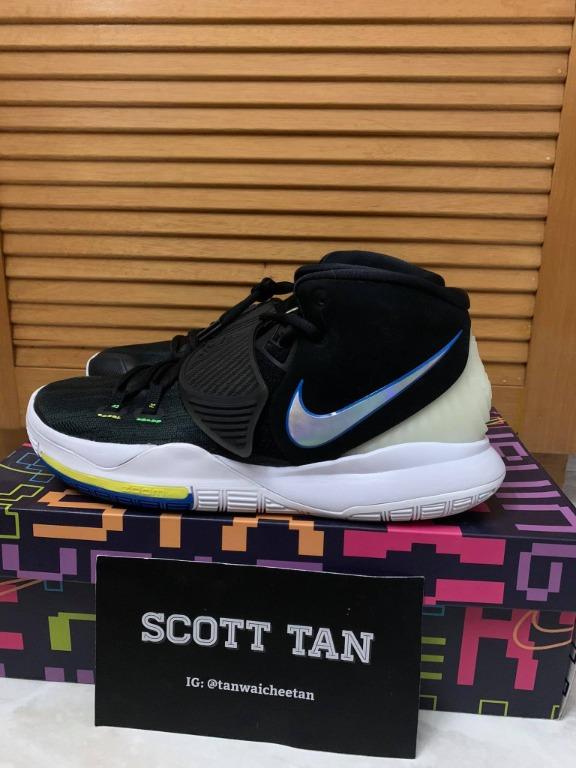 WTS Nike Kyrie 6 Black Soar Dynamic Yellow UK8 US9 RM300 ONLY