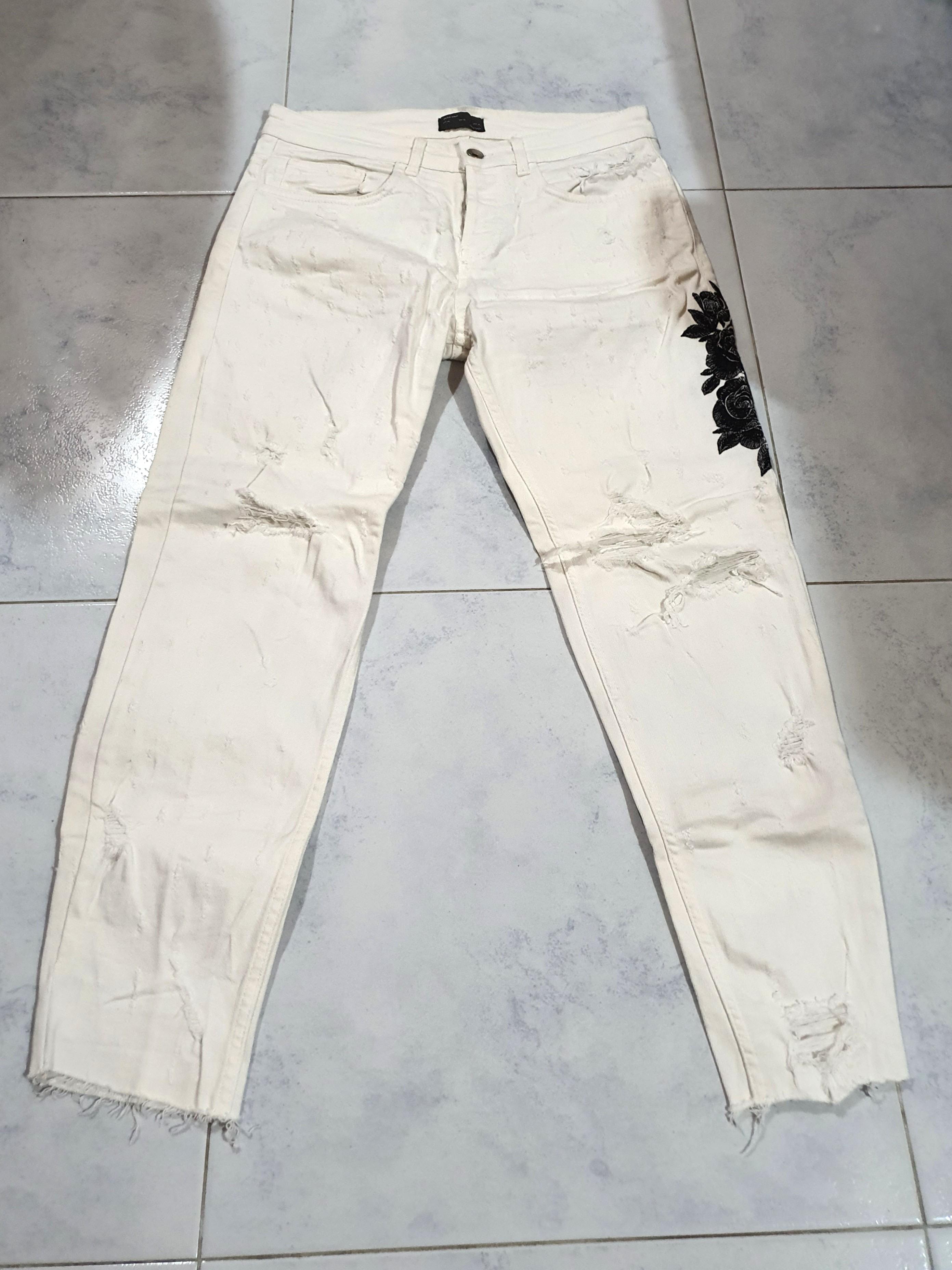 Reserved] Zara Man - White Skinny Jeans 