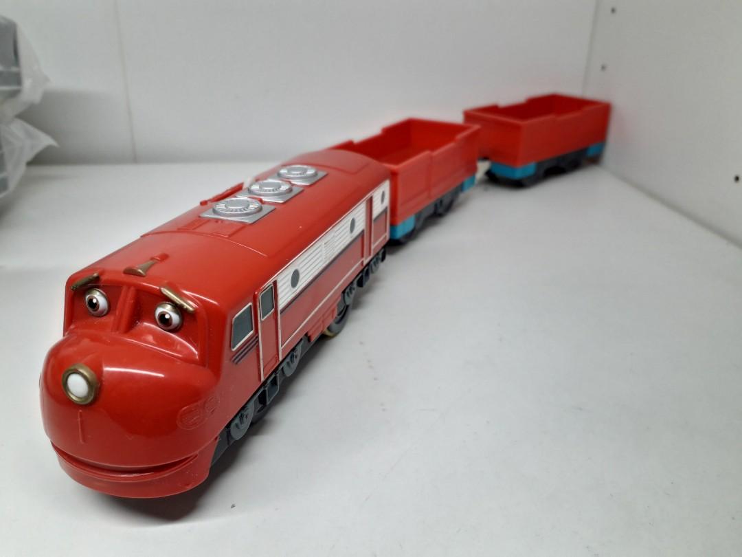 1254中古日版tomy 電動火車plarail 電車chuggington 恰恰特快車火車寶寶車頭車尾車卡一組共3卡購自日本 興趣及遊戲 玩具 遊戲類