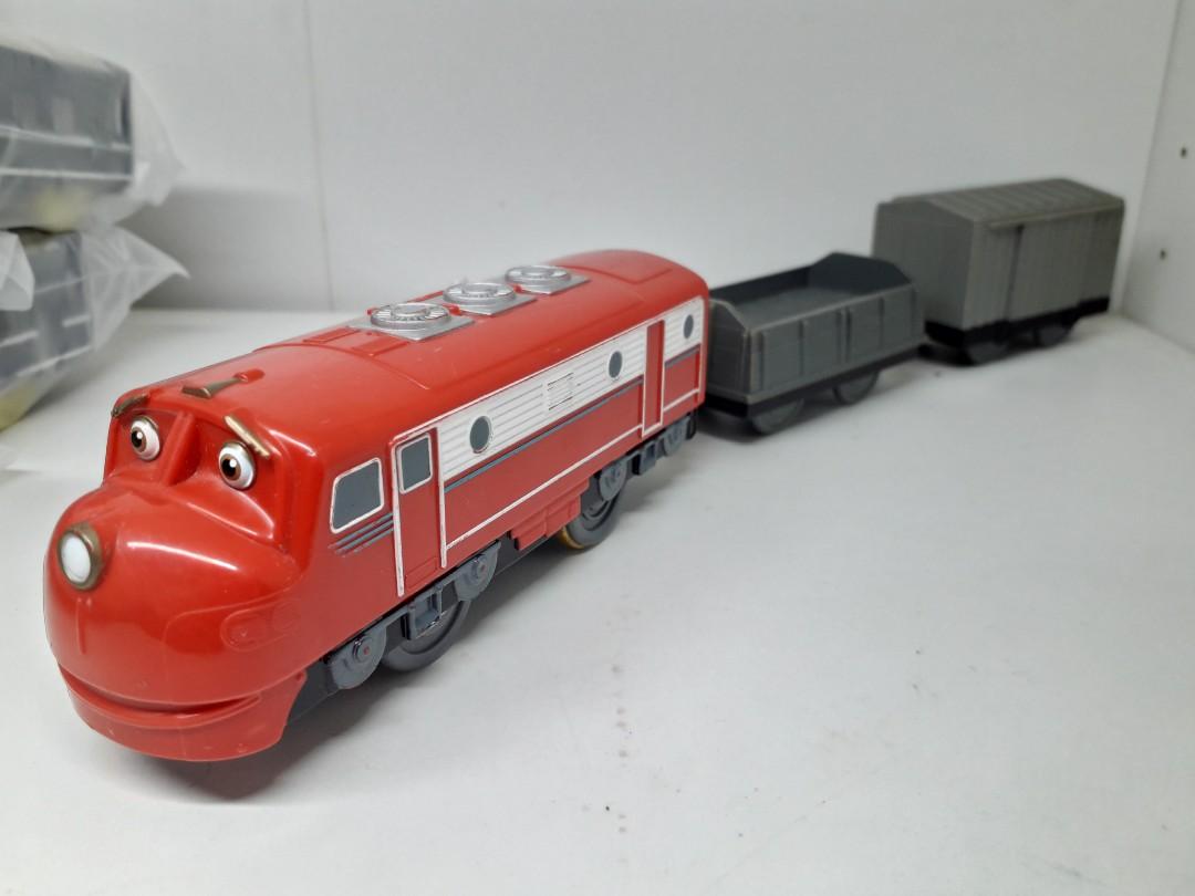 1255中古日版tomy 電動火車plarail 電車chuggington 恰恰特快車火車寶寶車頭車尾車卡一組共3卡購自日本 興趣及遊戲 玩具 遊戲類