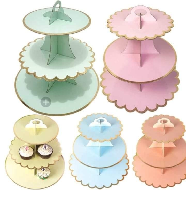 3Layers Cupcake stand (Category: Bakeware) located in Manila. Submitted by xjballoonspartyneeds (Listing ID 1063771040, Image 1). Description: 3Layered Cupcake Stand Available here...