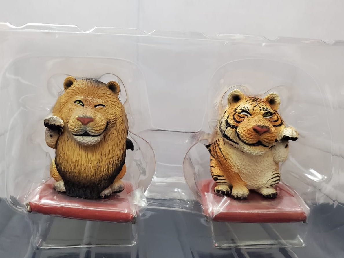 全新 朝隈俊男x Animal Life 招財野生大貓 獅子 老虎 玩具 遊戲類 玩具 Carousell