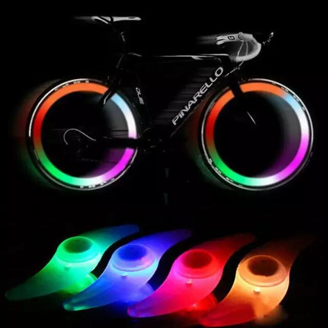 ♥️Amazing Bicycle glow in the dark LED lights LED lamps bike lights ...
