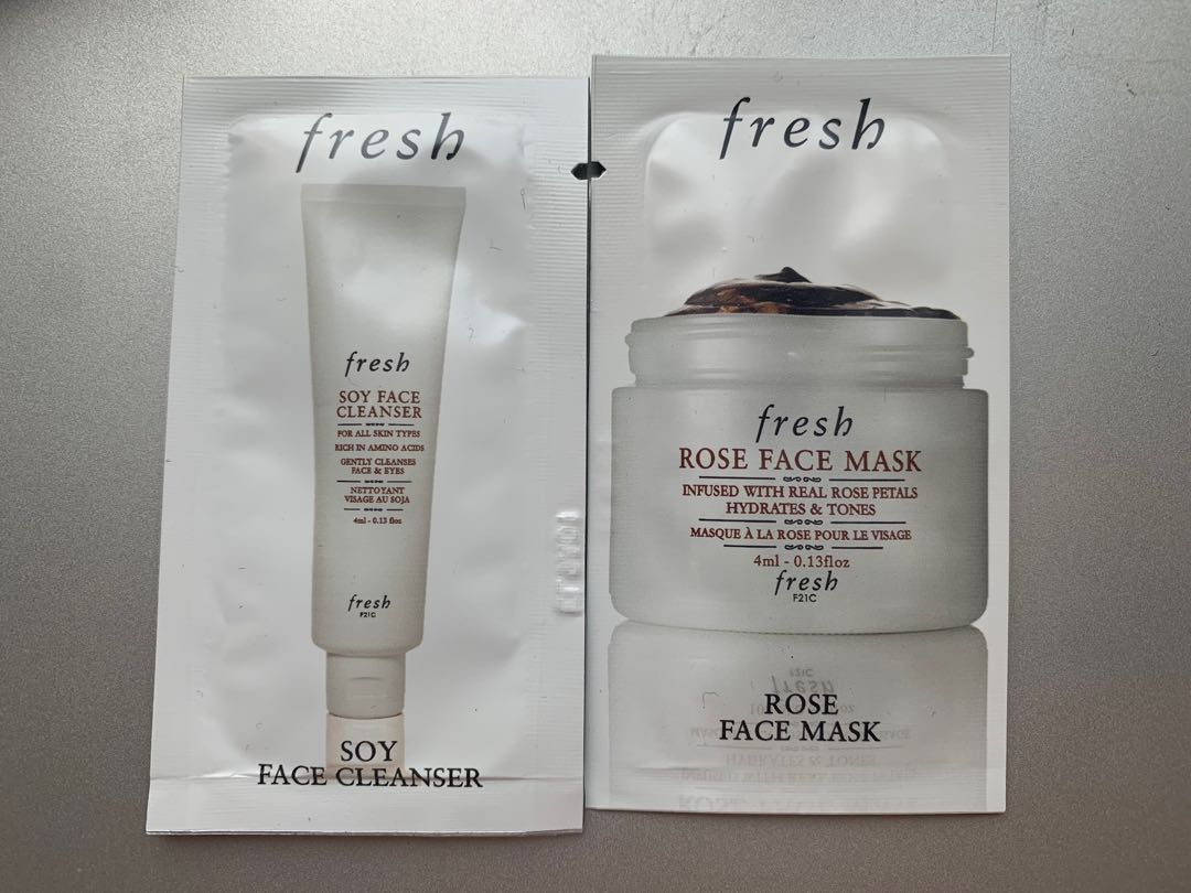 fresh rose soy face cleanser