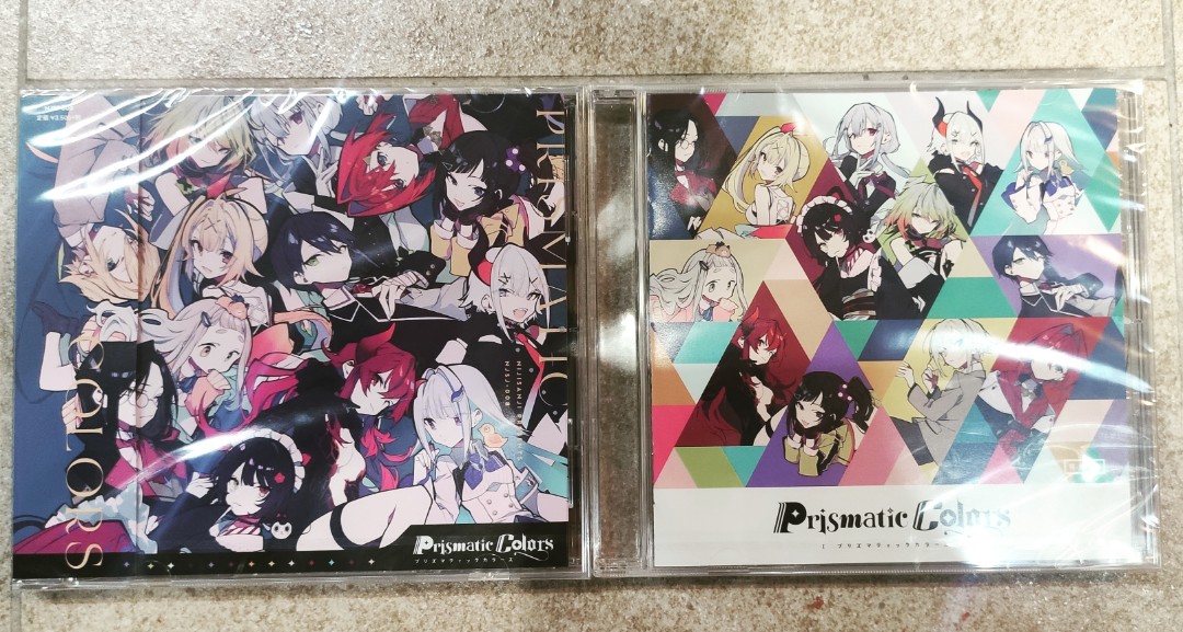 彩虹社 VTUBER音樂專輯CD Prismatic Colors 官網特典版, 興趣及遊戲, 收藏品及紀念品, 明星周邊 Carousell