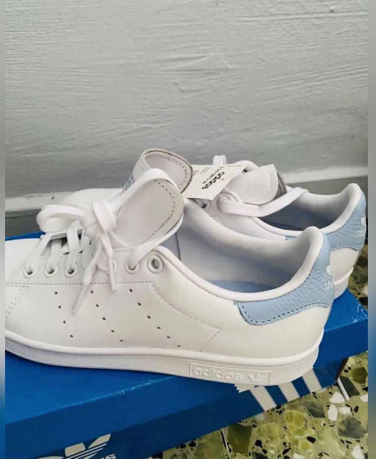 Adidas Stan Smith- Baby Blue, Men'S Fashion, Footwear, Sneakers On Carousell