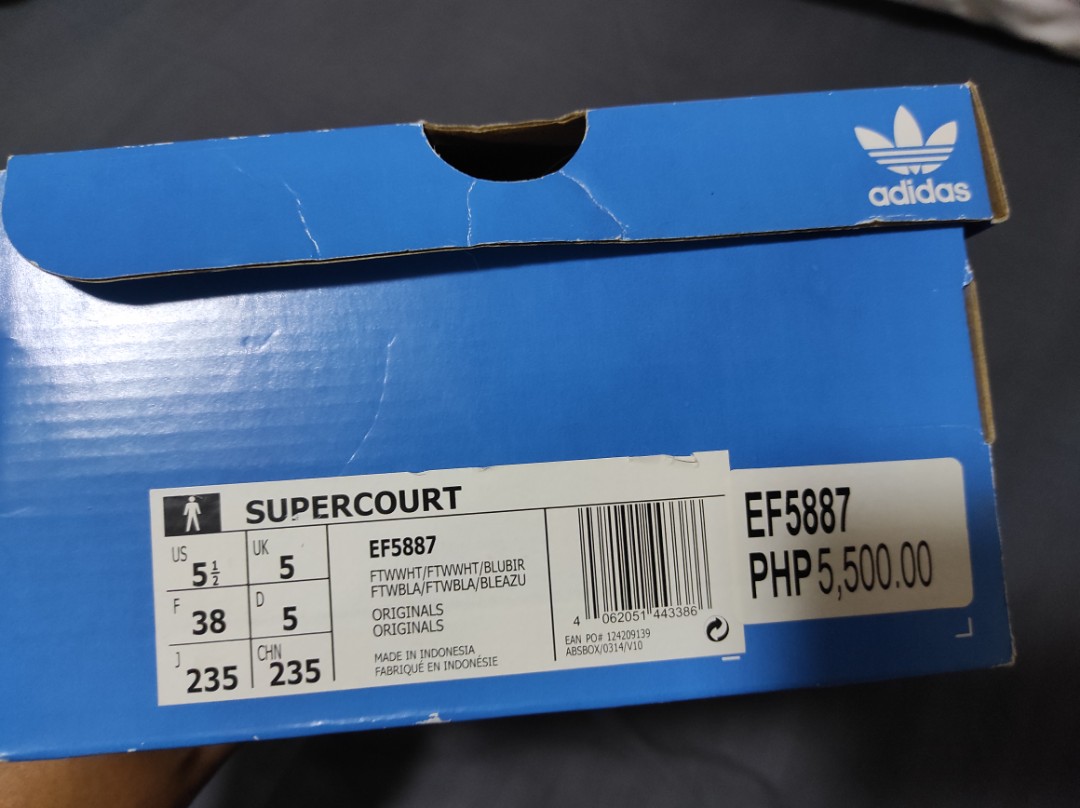 Adidas Supercourt size 38, Men's Fashion, Footwear, Sneakers on Carousell