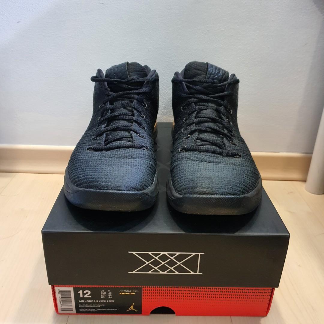 Air Jordan 31 Low Black Gold Men S Fashion Footwear Sneakers On Carousell Air Jordan 31 Low Black Gold Men S Fashion Footwear Sneakers On Carousell
