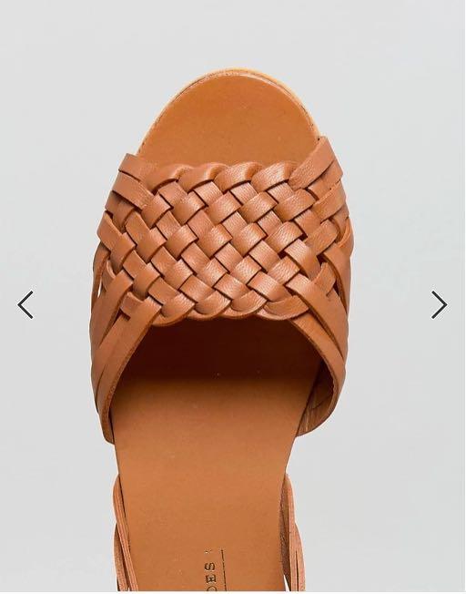 ASOS JUNA Leather Summer Shoes