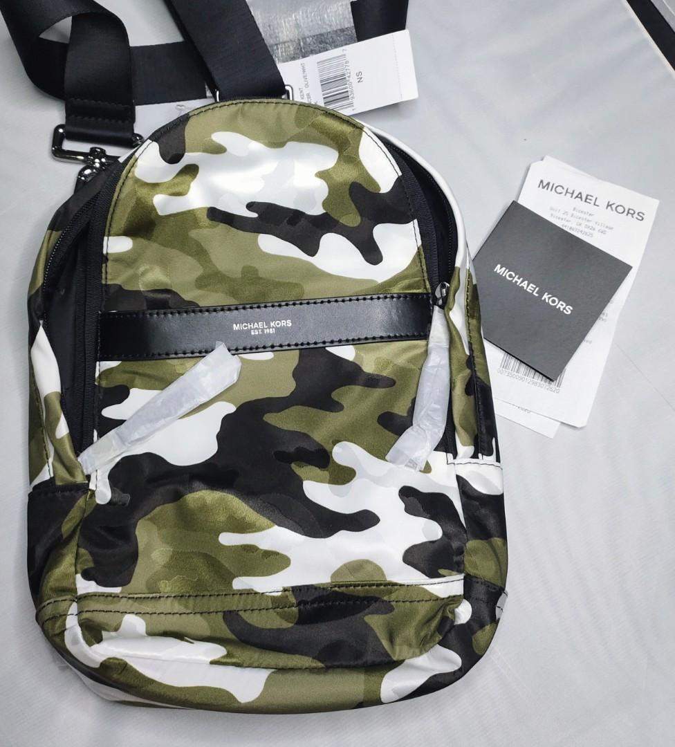 Michael kors mens backpack camo store