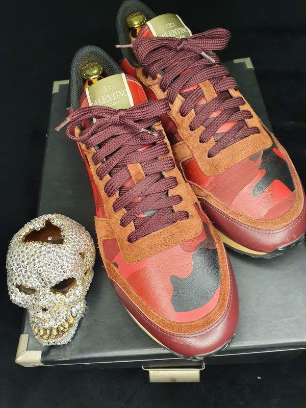 Red camo valentino sneakers shop