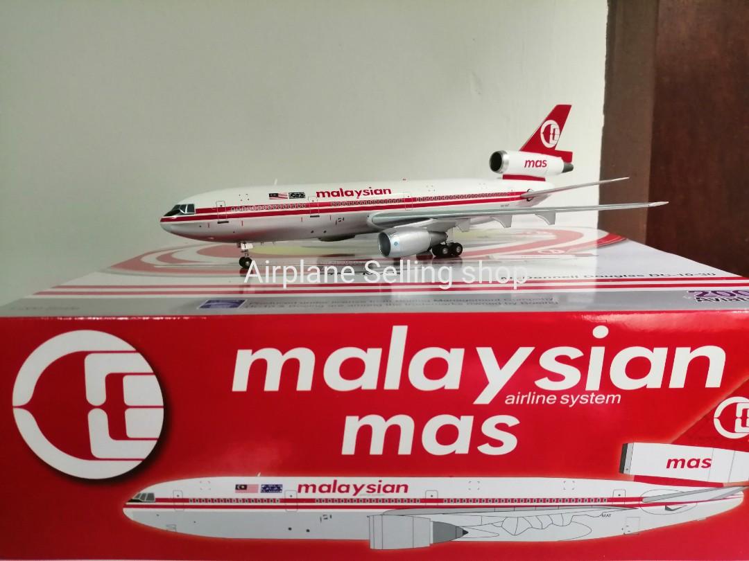 Aviation 1:200 Malaysian Airlines DC-10 Reg : 9M-MAT, Hobbies 