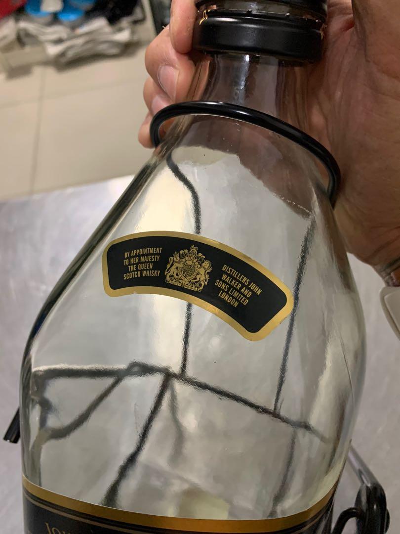 Black Label 4.5L empty bottle Johnnie Walker, Hobbies & Toys ...