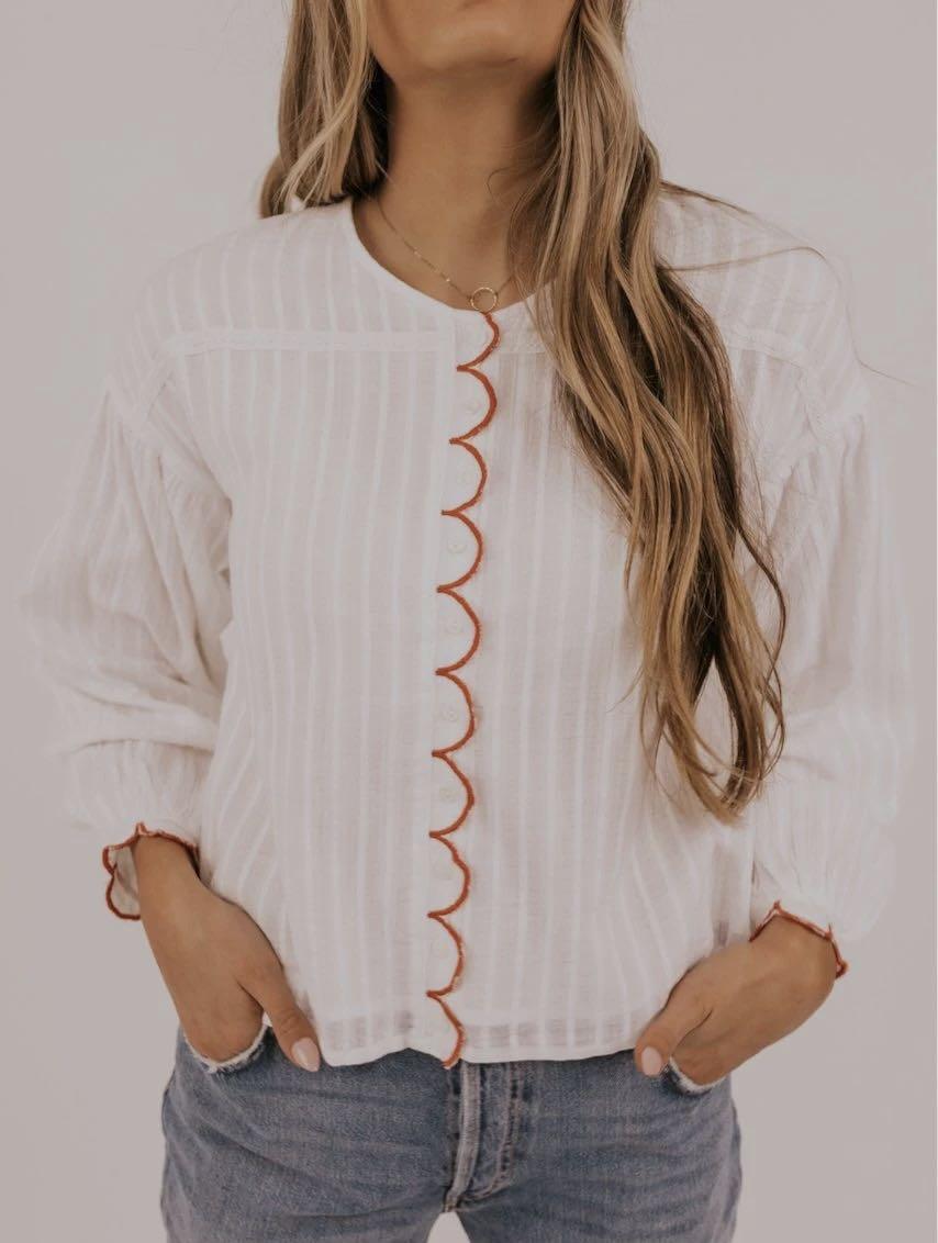 boho peasant blouse