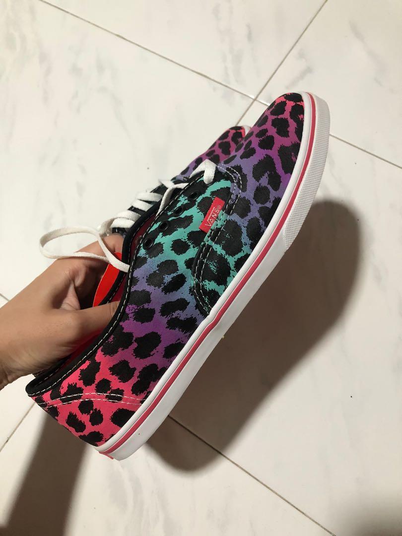 Cheetah print vans shoes sale