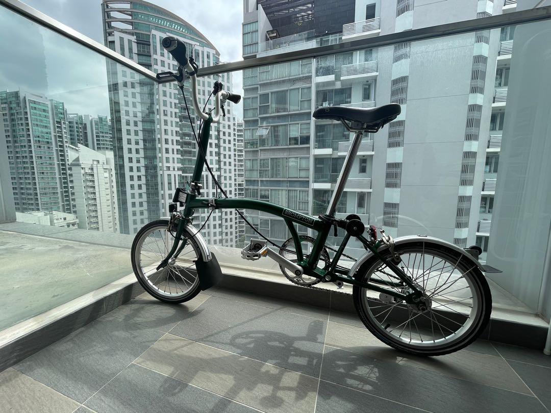 Brompton M3L Racing Green Sports Equipment Bicycles Parts Bicycles on Carousell