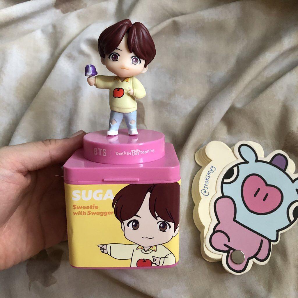 BTS Baskin Robbins x TinyTan Chibi Figure + Block Set Yoongi / Suga ( tags: tiny tan ice cream pack ), Hobbies Toys, Memorabilia Collectibles, K-Wave on Carousell BTS Baskin Robbins x TinyTan Chibi Figure + Block Set Yoongi / Suga ( tags: tiny tan ice cream pack ), Hobbies Toys, Memorabilia Collectibles, K-Wave on Carousell