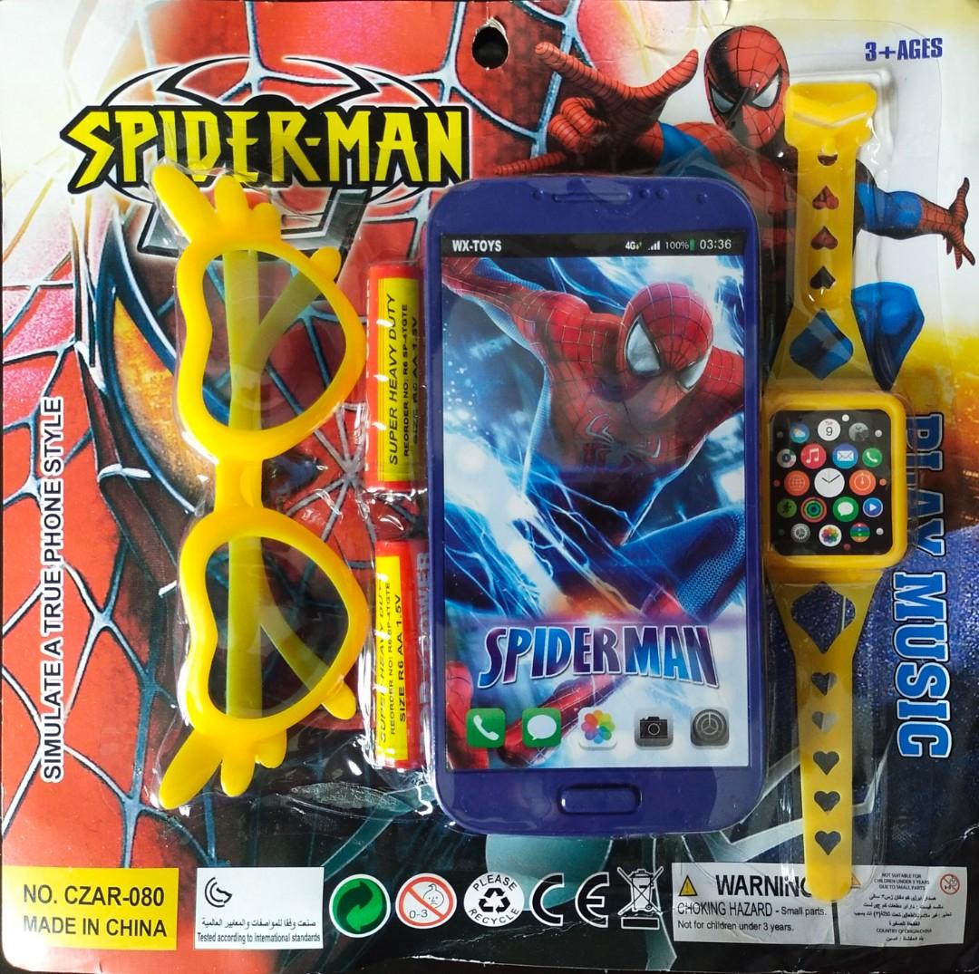 Spiderman toy phone hotsell
