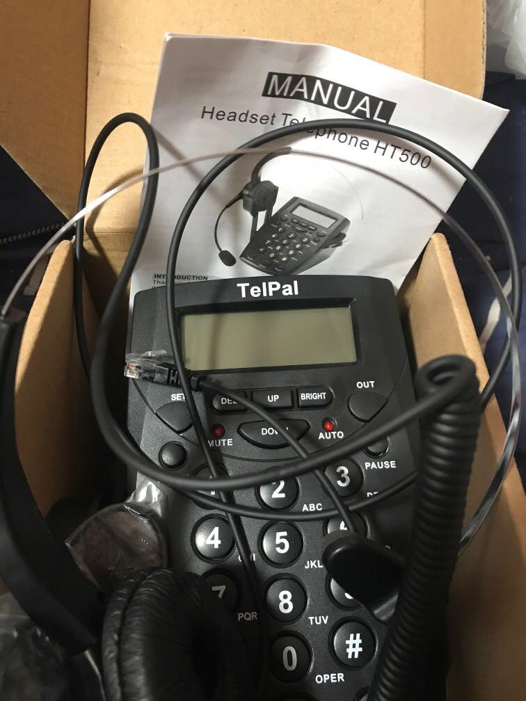 CALLANY Call Center Telephone with Noise Cancellation Headset