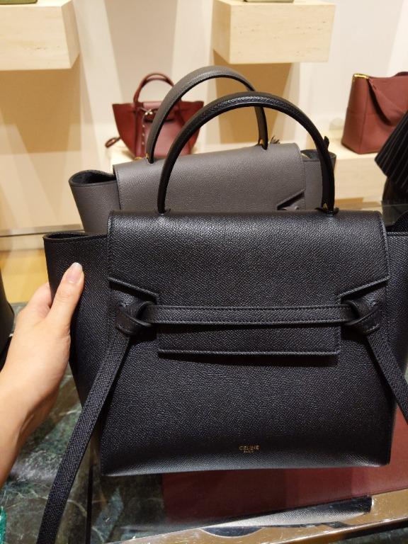 Celine belt bag black shop