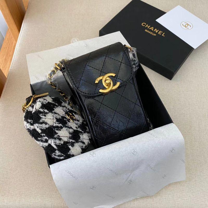 Beautiful Designer CHANEL Parfums Black Velvet Cosmetic Makeup Bag  eBay