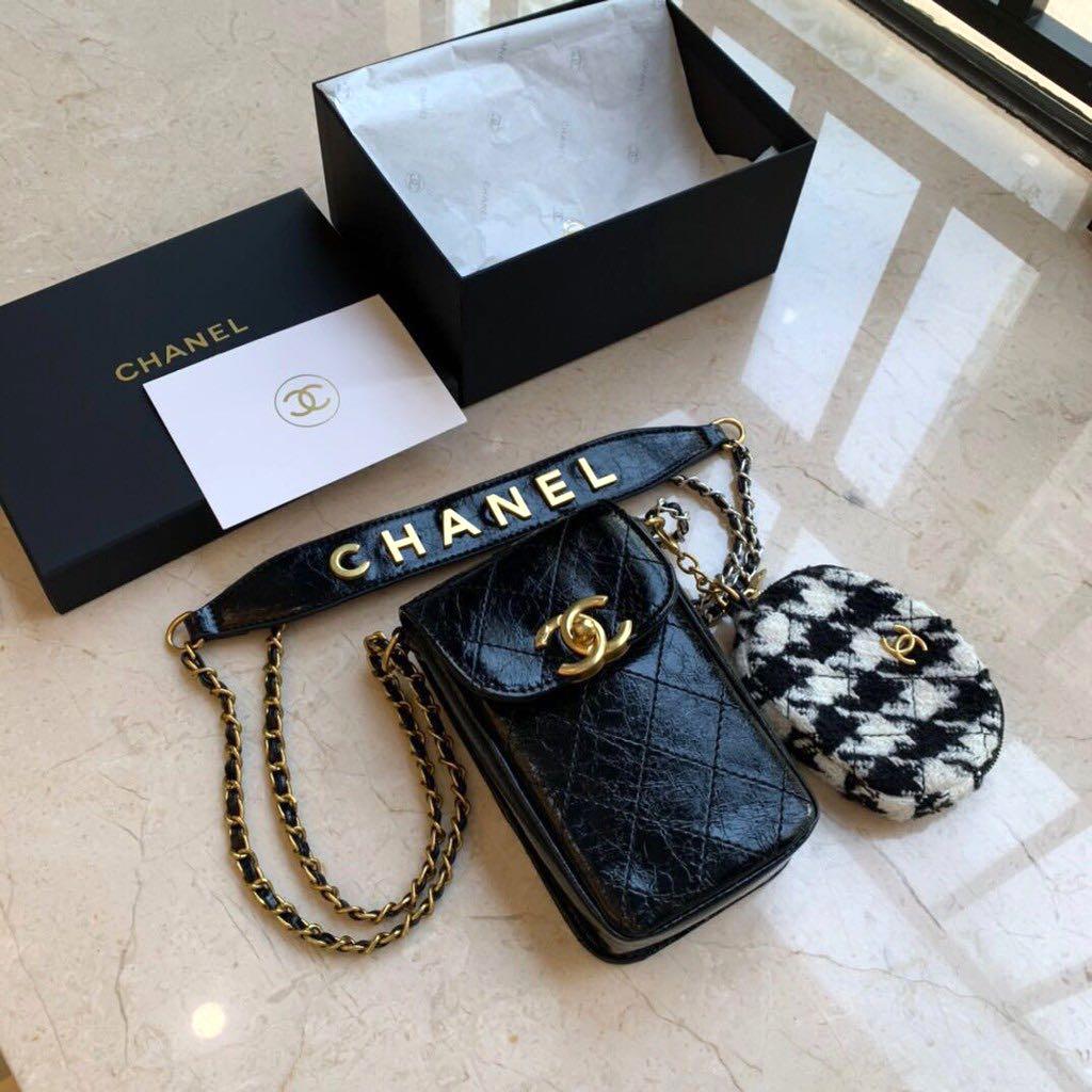 ✨Sales✨ Original Chanel Mobile Phone Gift Bag , Women's Fashion, Bags &  Wallets, Purses & Pouches on Carousell