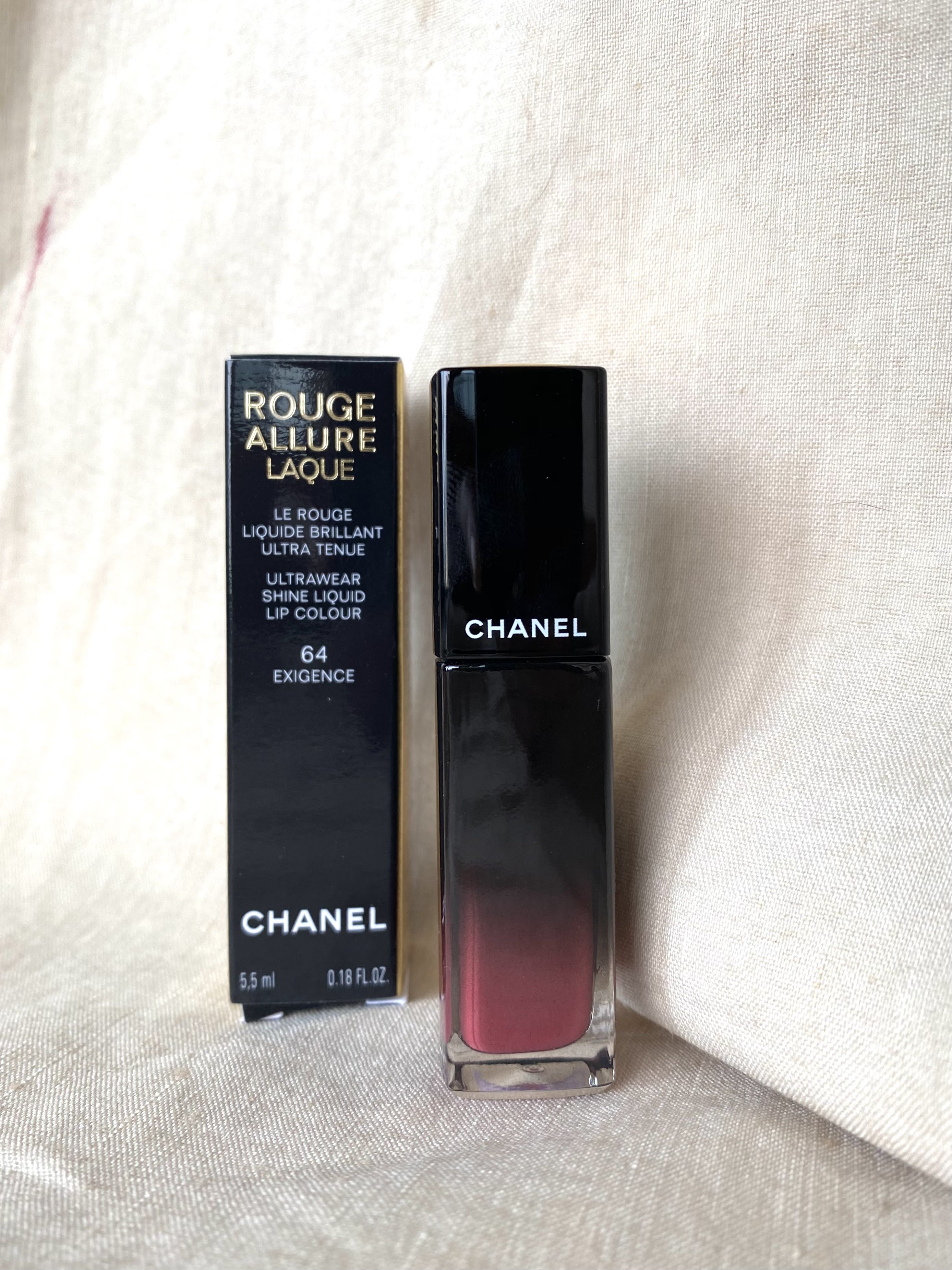 CHANEL ROUGE ALLURE LAQUE 64 EXIGENCE, Beauty & Personal Care