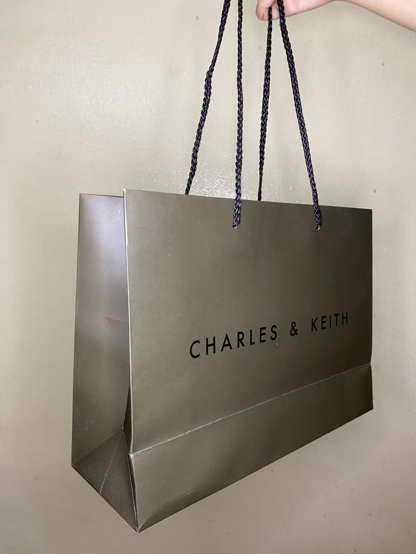 Charles and keith paper bag clearance