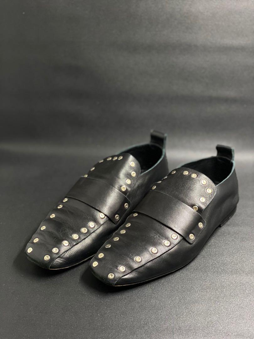 Celine hot sale studded loafers