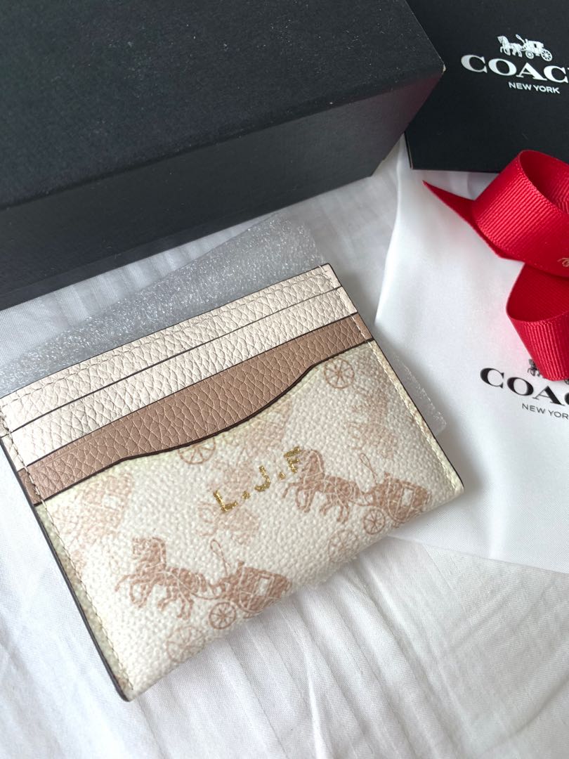 Coach horse and carriage card outlet case