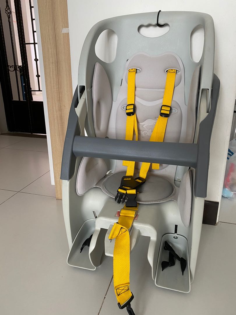Copilot bike child seat with rack, Sports Equipment, Bicycles & Parts, Bicycles on Carousell