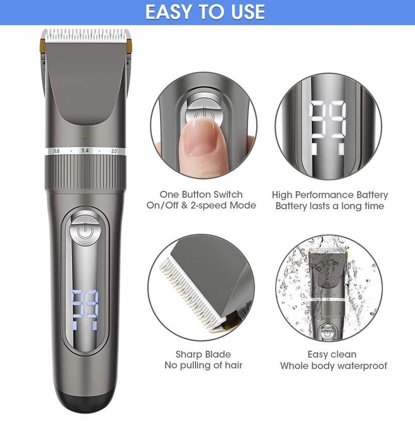Cordless Professional Hair Clipper Kit (Category: Men's Grooming) located in Quezon City. Submitted by ghietech (Listing ID 1063623600, Image 1). Description: Waterproof, Rechargeable Professional Titanium Ceramic Shaver Blade 1500mAh Lithium Battery.