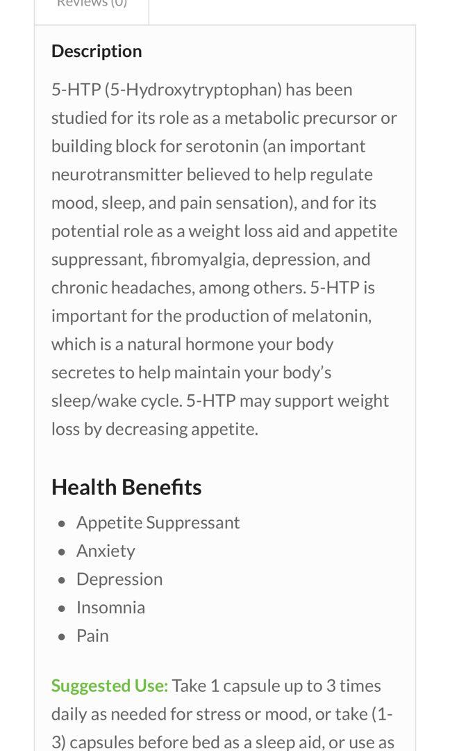 Davina 5HTP, Health & Nutrition, Health Supplements, Health Food