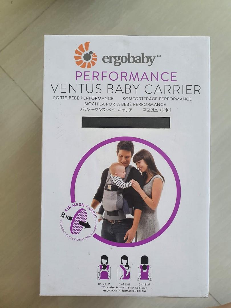 Ergobaby Performance Ventus Carrier Babies Kids Strollers Bags Carriers On Carousell