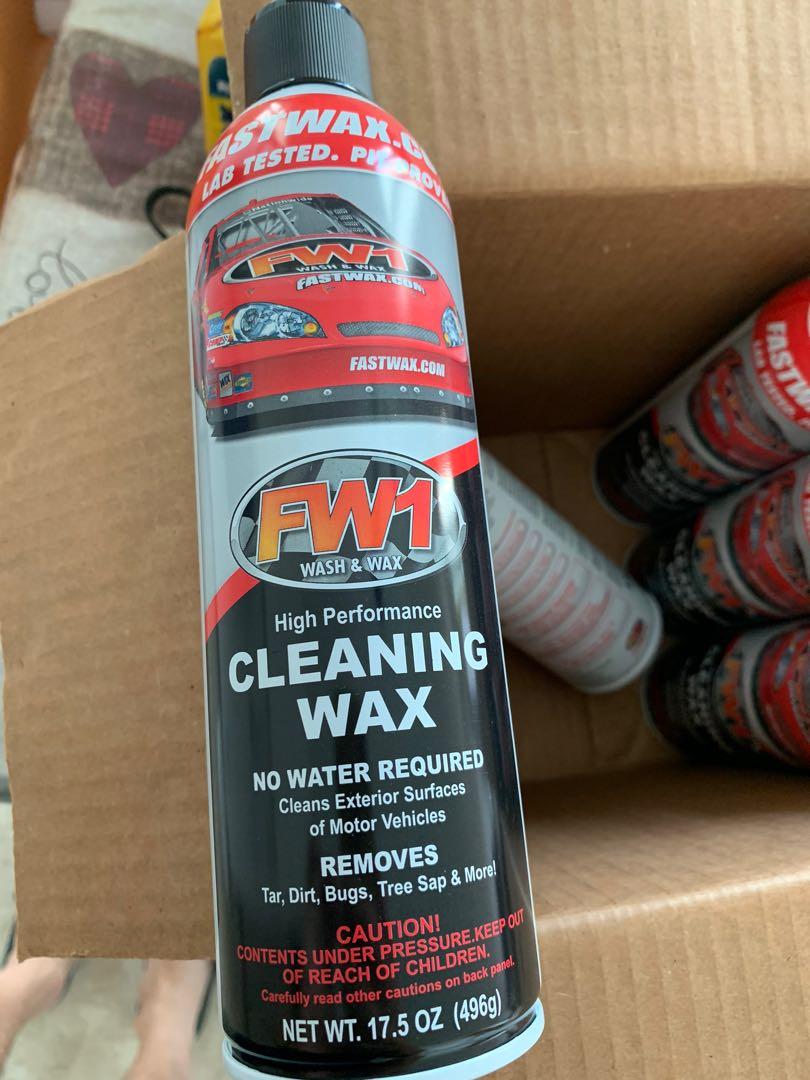 NEW FW1 Wash & Wax High Performance Cleaning Wax 17.5 oz can - Fastwax.com