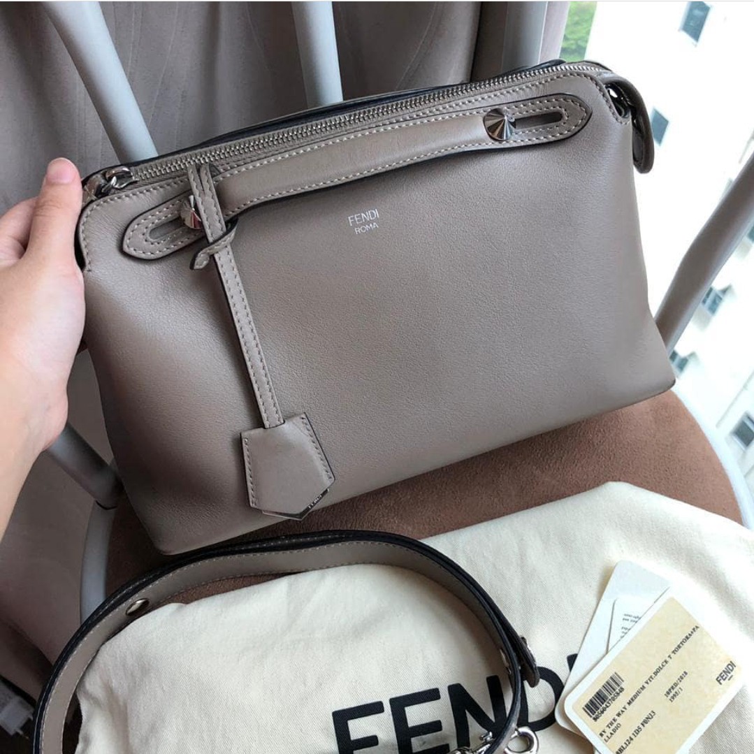 Fendi btw online small tortora
